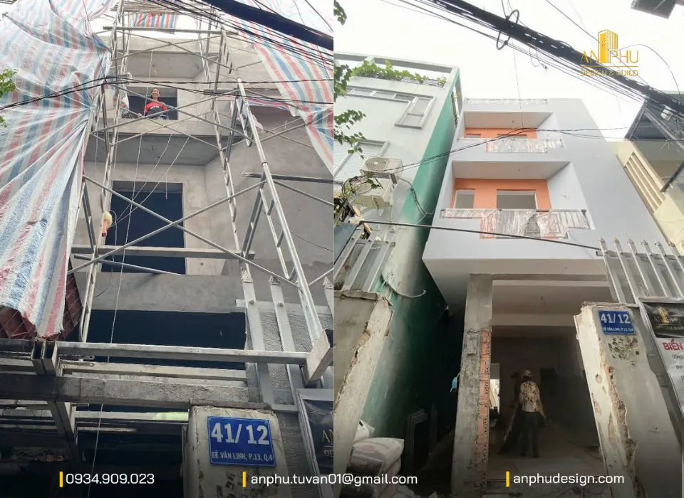 Hoàn thiện phần thô căn nhà