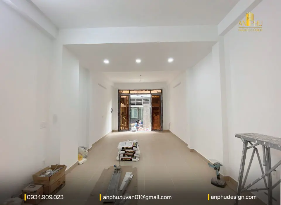Hoàn thiện sơn nước tầng trệt