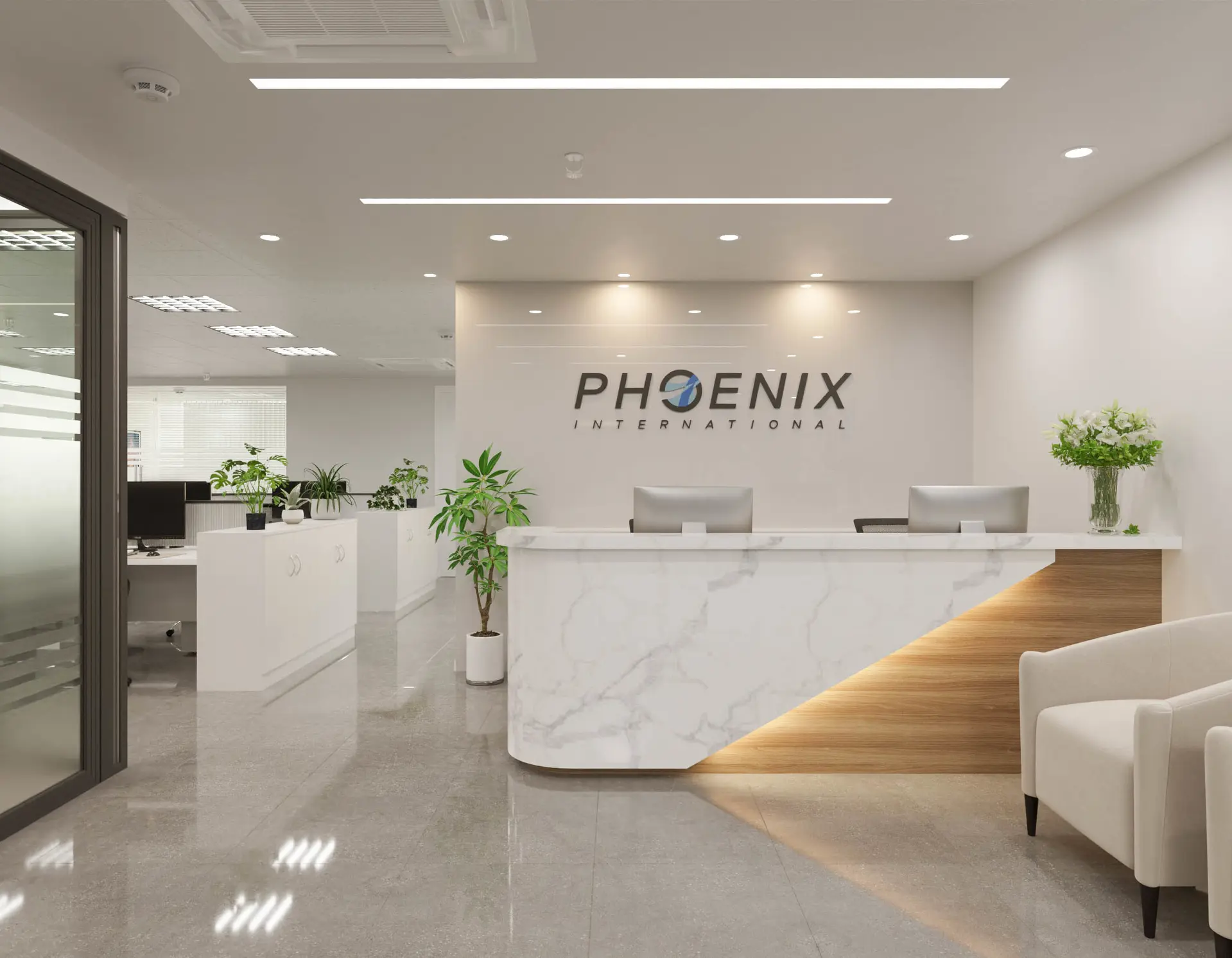 Hoàn thiện nội thất văn phòng PHOENIX