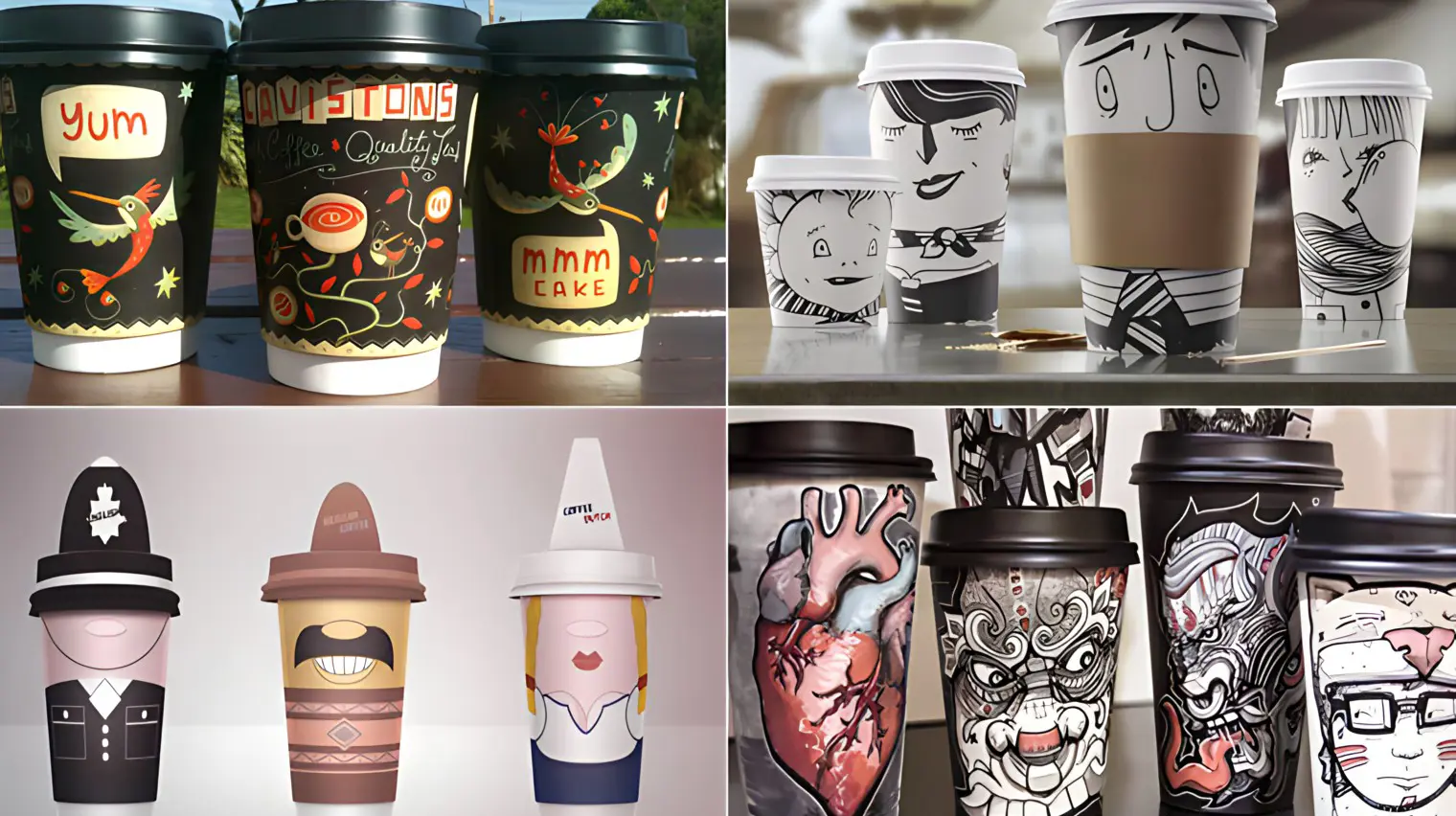 10 mẫu ly giấy được ưu thích nhất hiện nay