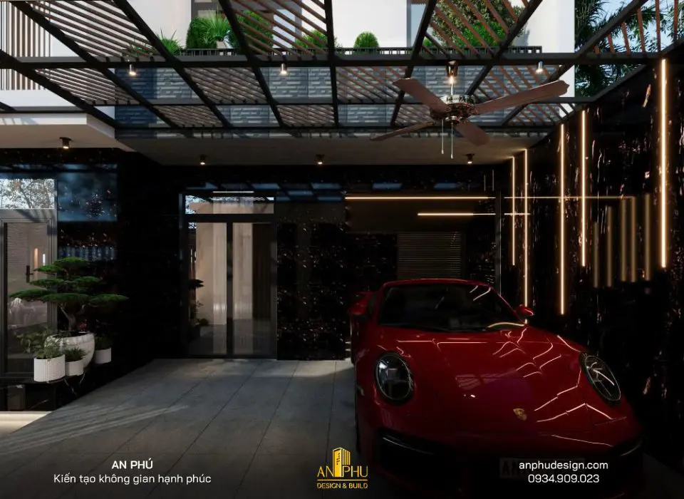 3. 3D sân trước
