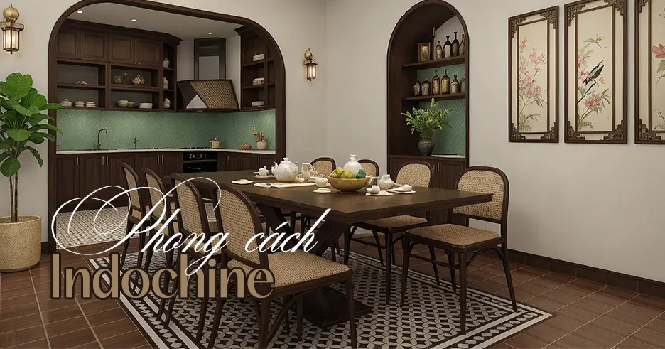 ảnh bìa phong cách nội thất indochine