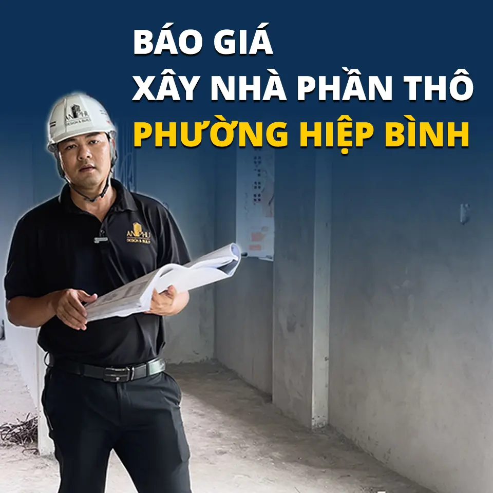 báo giá xây nhà phần thô phường hiệp bình