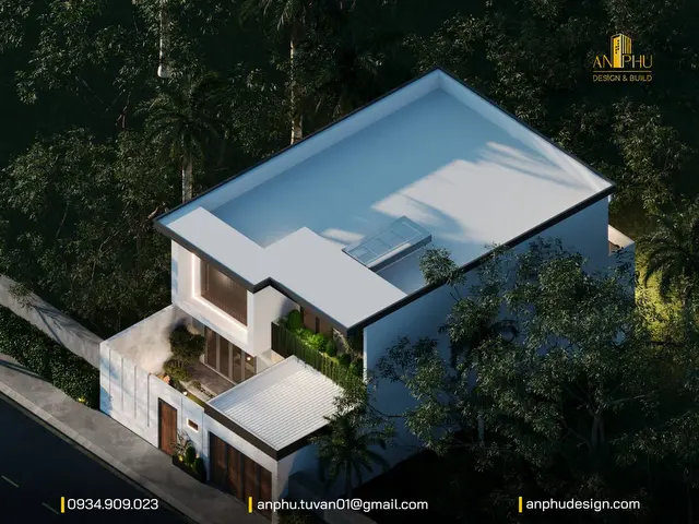 Biệt thự 2 tầng hiện đại