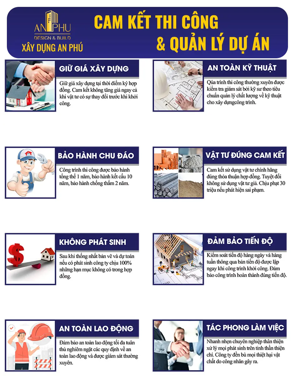 cam kết xây dựng phần thô