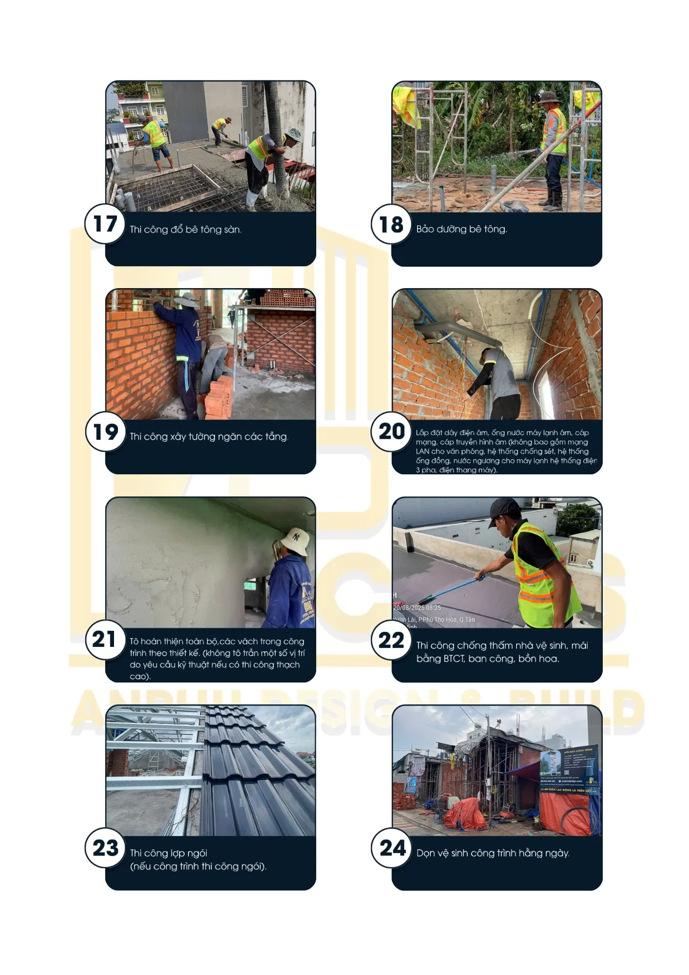CÔNG TÁC THI CÔNG PHẦN THÔ & NHÂN CÔNG HOÀN THIỆN 3
