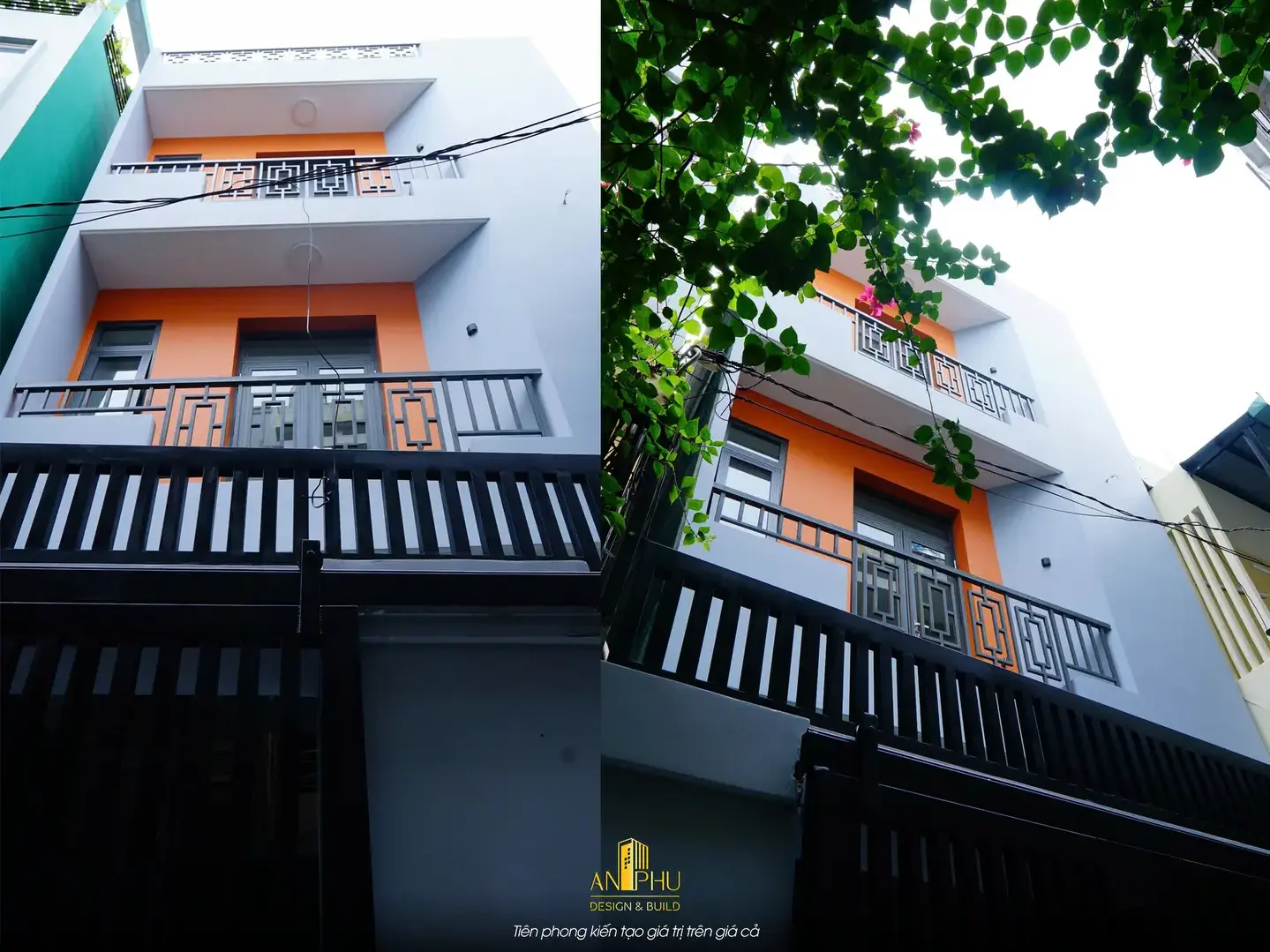 công trình thực tế nhà phố cô hiên