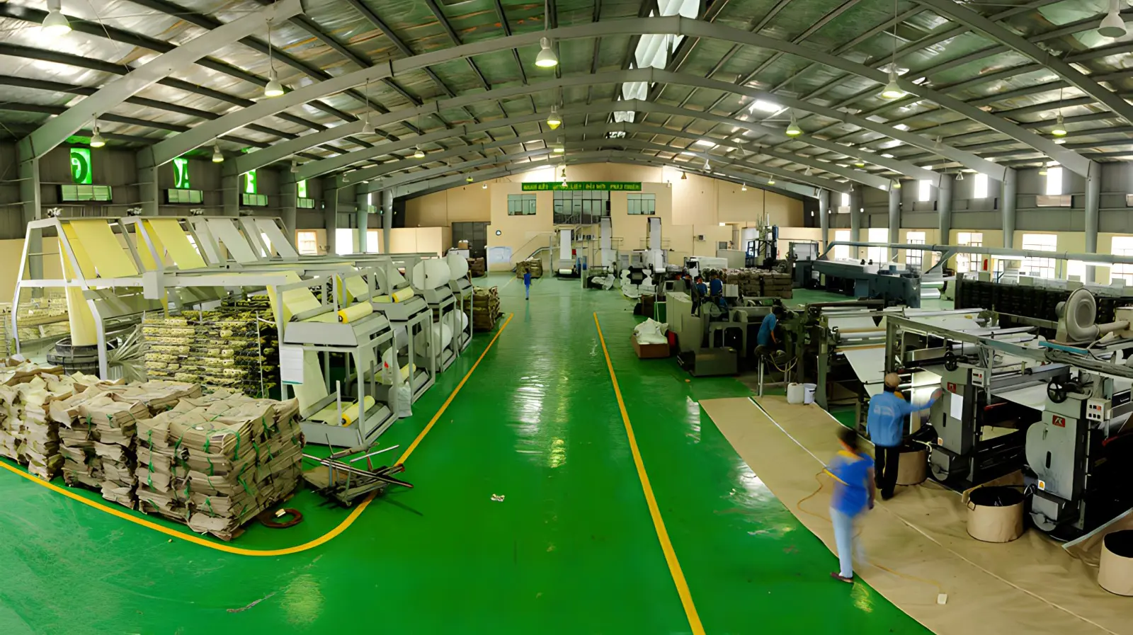 Kho sản xuất ly giấy cao cấp