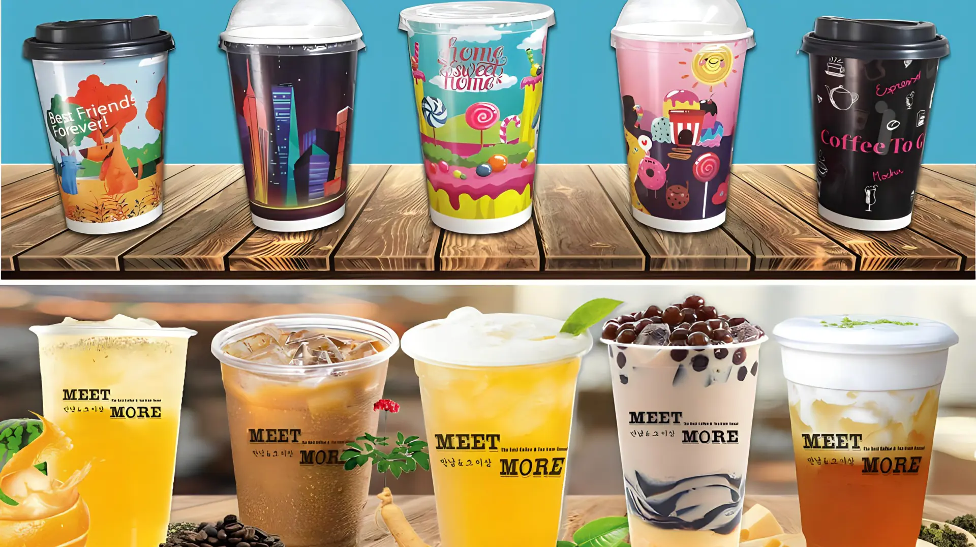 Ly nhựa ly giấy được ứng dụng rộng rãi