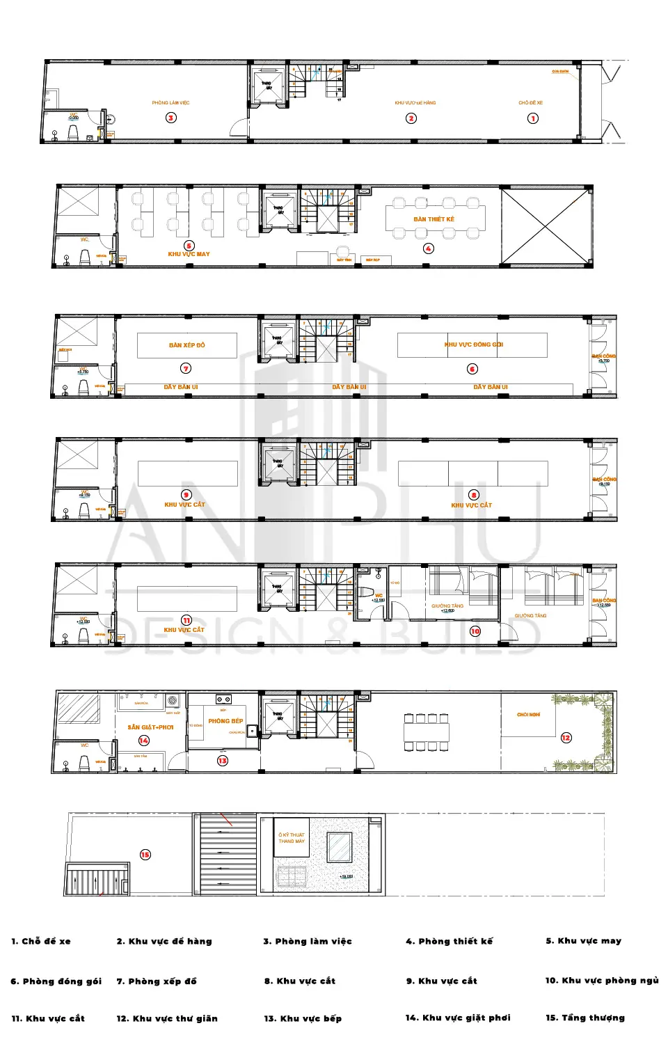 mặt bằng nhà phố kết hợp kinh doanh