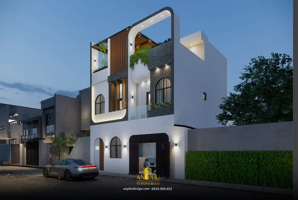 nhà 3 tầng đẹp