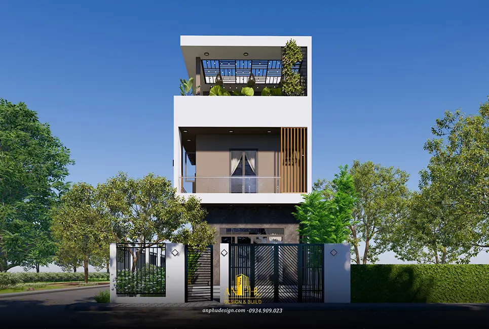 nhà 3 tầng hiện đại