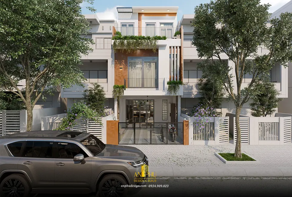 nhà 3 tầng liền kề
