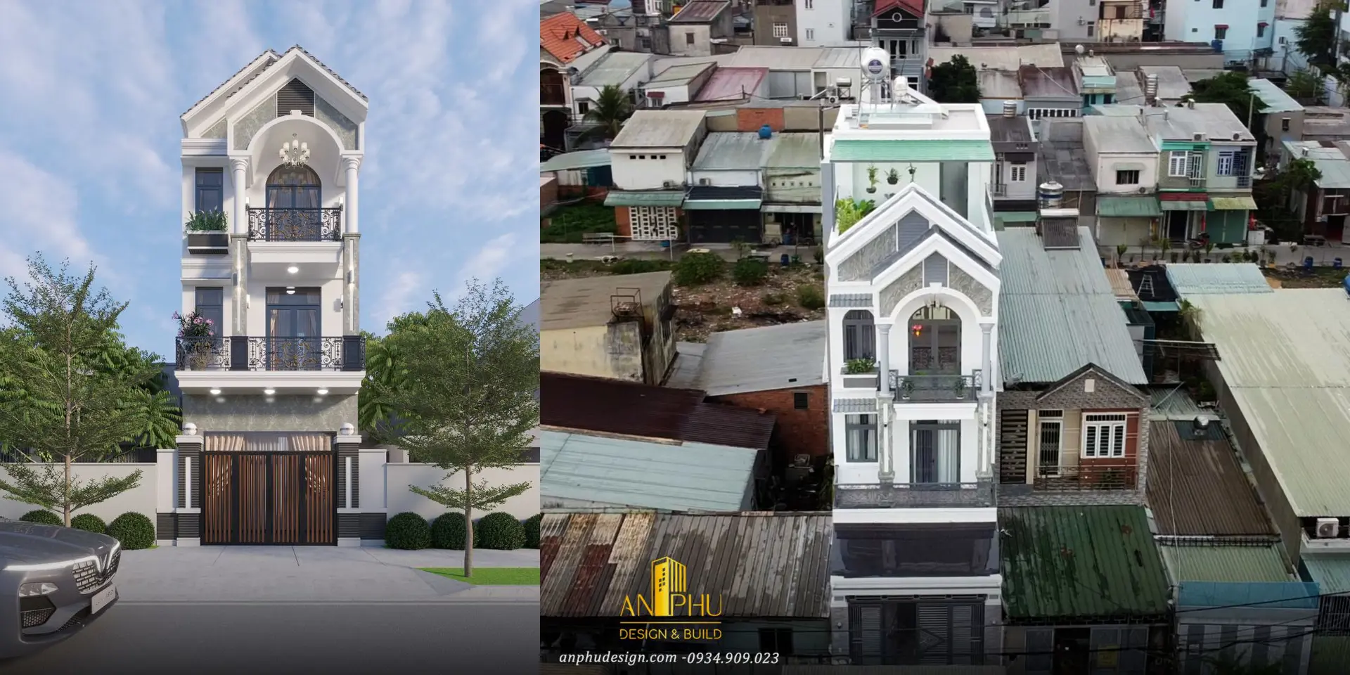 Nhà Đẹp Mái Thái Tân Cổ Điển