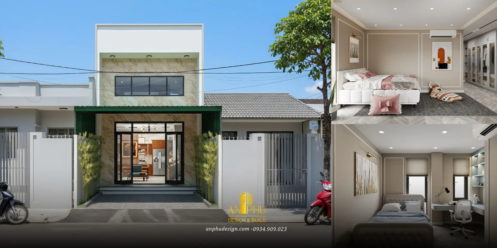 Nhà Gác Lửng 2 Phòng Ngủ Tiết Kiệm