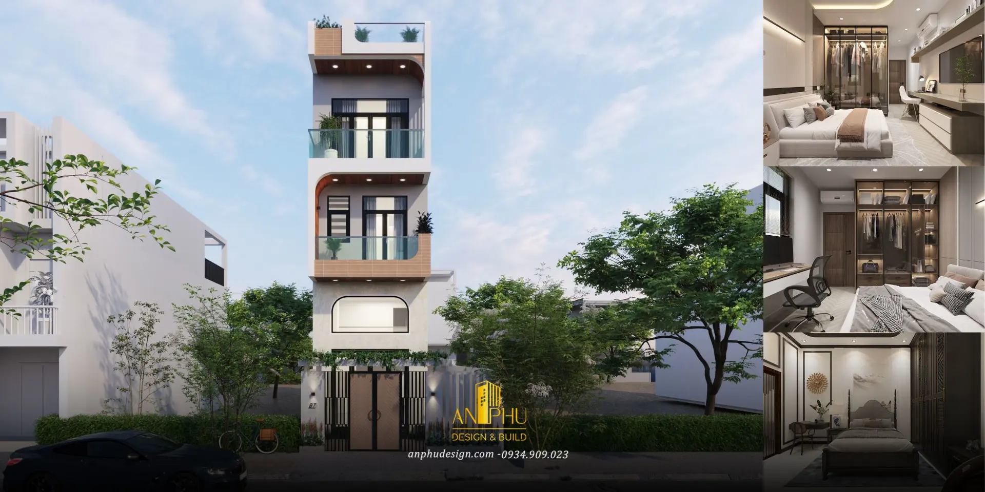 Nhà Gác Lửng 3 Phòng Ngủ Sang Trọng