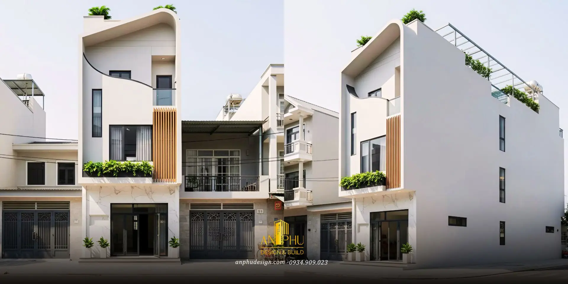 Nhà Ống Hiện Đại 4x15m