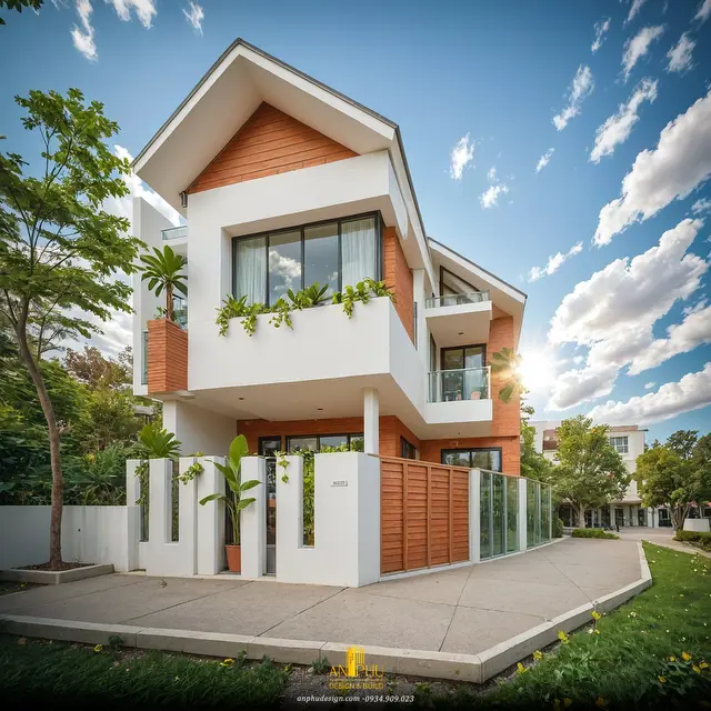 nhà phố 2 tầng