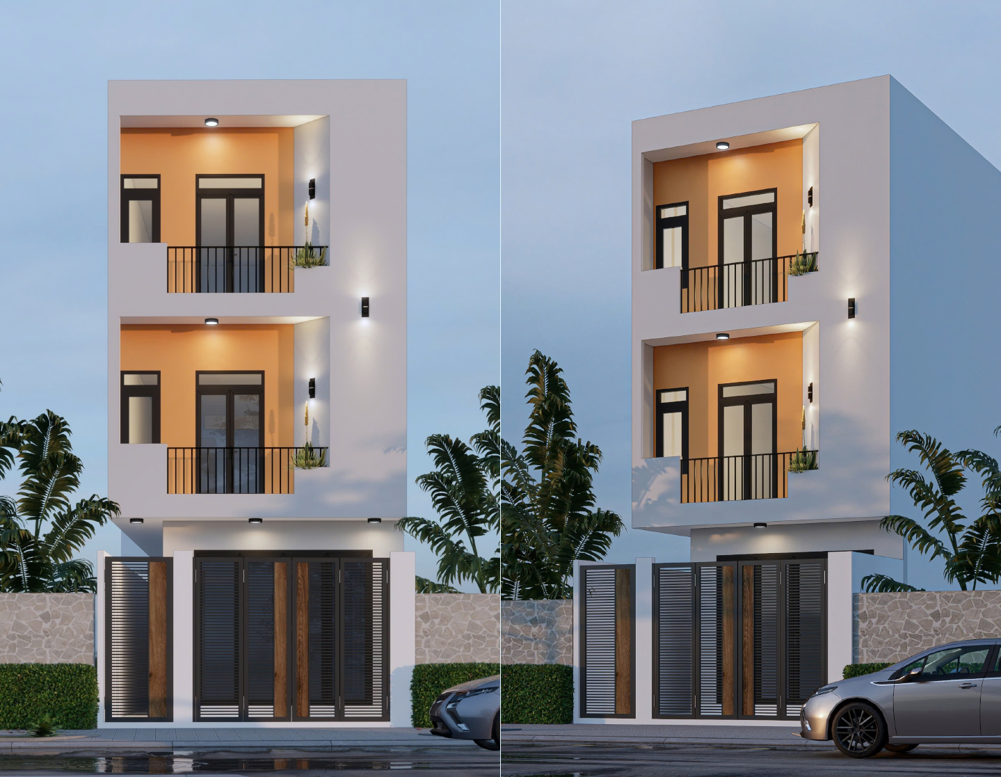 H's - Nhà phố 3 tầng hiện đại Quận 4 kết hợp căn hộ dịch vụ