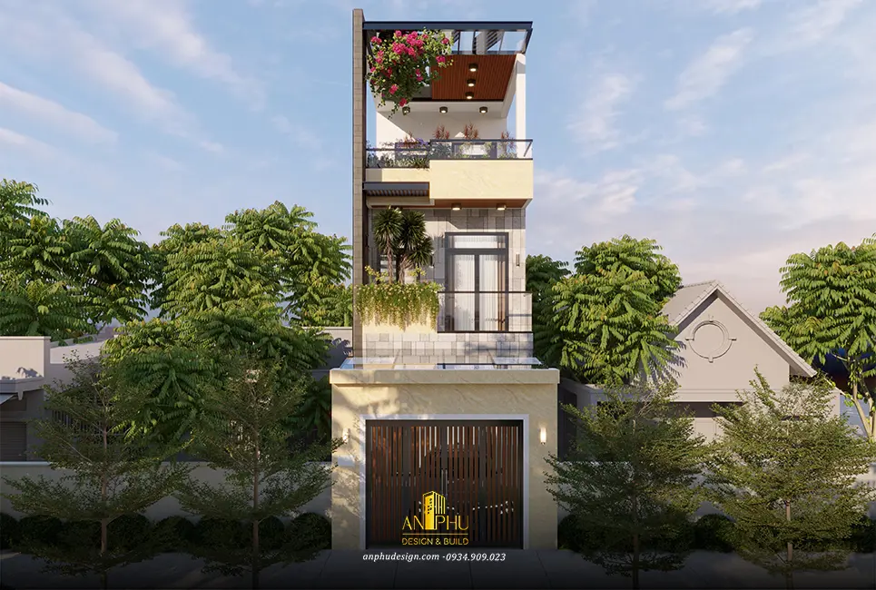 nhà phố 3 tầng