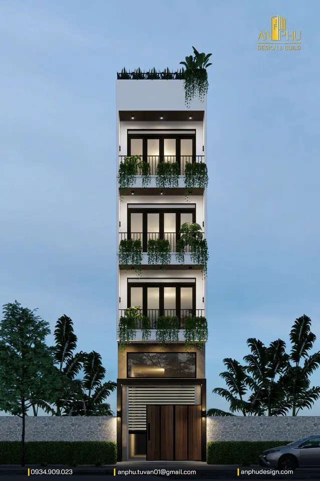 nhà phố 6 tầng