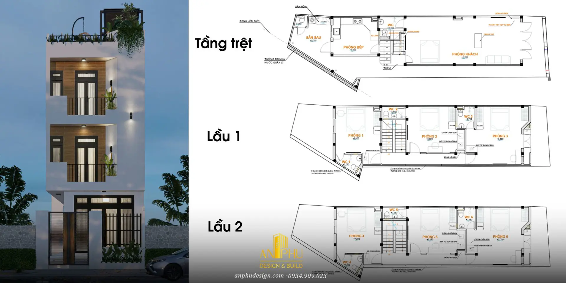 Nhà phố kết hợp cho thuê