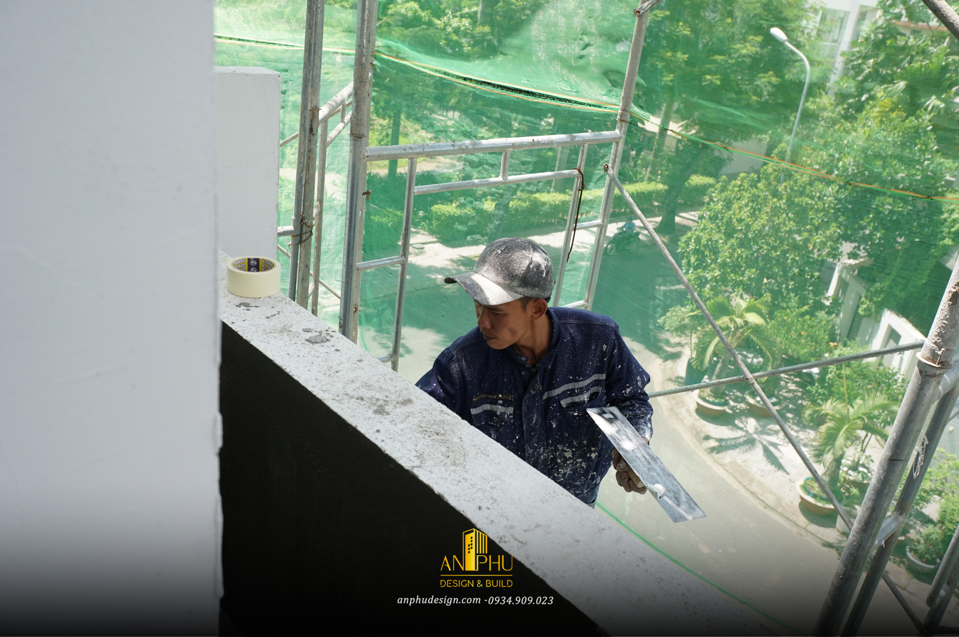 Thi công sơn bả – từng bước hoàn thiện vẻ đẹp cho công trình