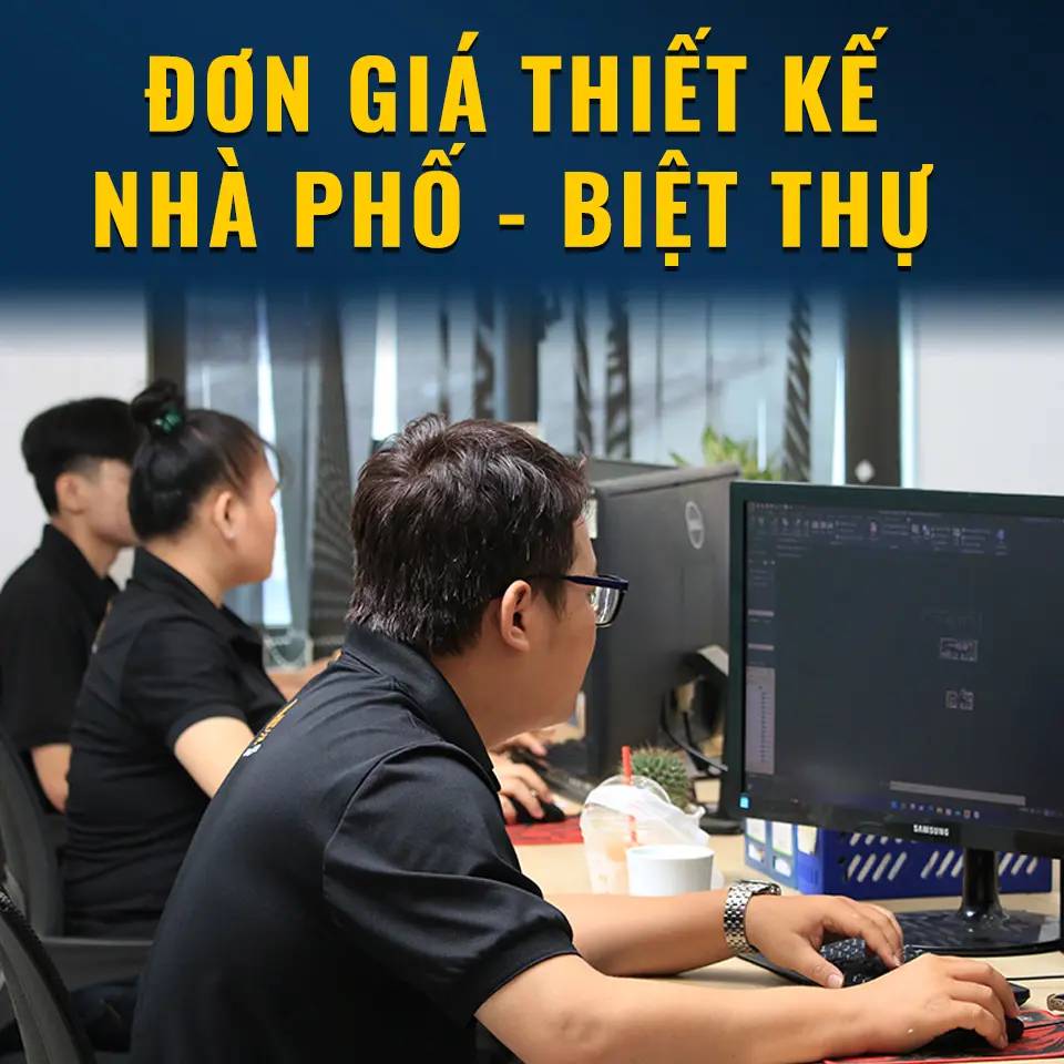 đơn giá thiết kế nhà phố biệt thự